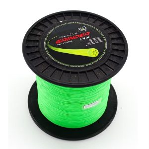 Grinder 8X Fluoro Green 1000m Braided Line