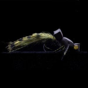 Sci Flies Gnarly Headz Bass Flipper Black/Olive #6
