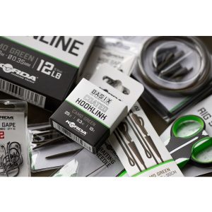 Korda BASIX Coated Hooklink spool, 10m, in camo green