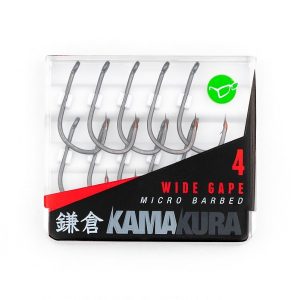 Korda Kamakura Wide Gape hook pack with ultra-sharp points