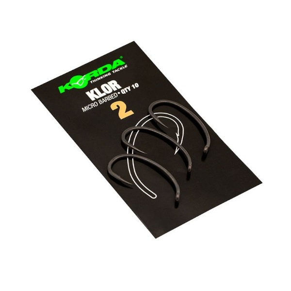 Korda Klor Korda Klor heavy gauge carp hook pack with aggressive point