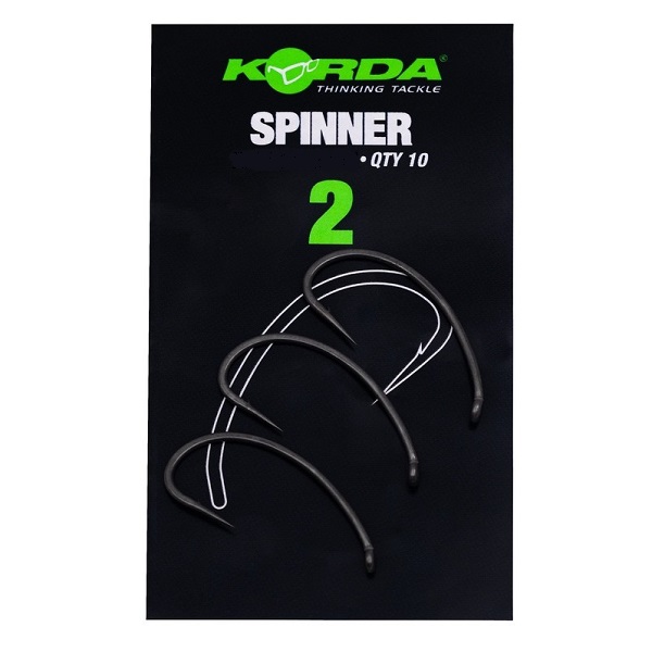 Korda Spinner Barbless Korda Spinner Barbless Hook pack with 55-degree eye