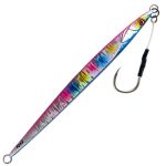 Fishman Driftblade 240g Heavy Slow Jig Rainbow - Large Gamefish Lure with Rapid Fall and Horizontal Shimmer.